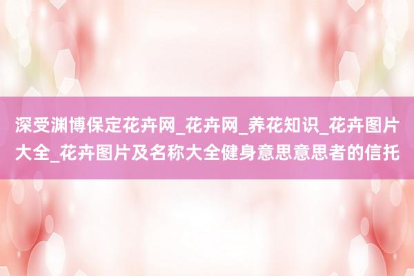 深受渊博保定花卉网_花卉网_养花知识_花卉图片大全_花卉图片及名称大全健身意思意思者的信托